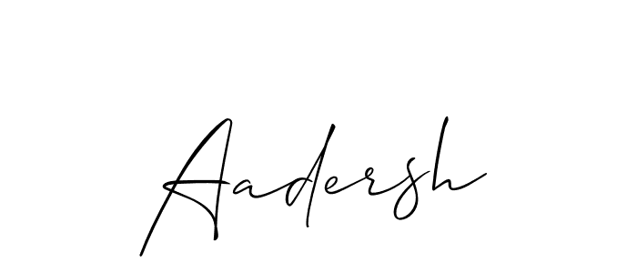 How to Draw Aadersh signature style? Allison_Script is a latest design signature styles for name Aadersh. Aadersh signature style 2 images and pictures png