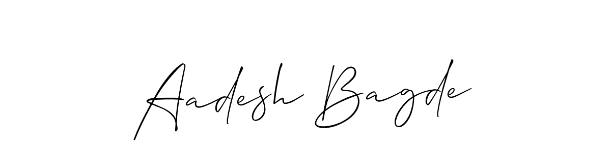 Best and Professional Signature Style for Aadesh Bagde. Allison_Script Best Signature Style Collection. Aadesh Bagde signature style 2 images and pictures png