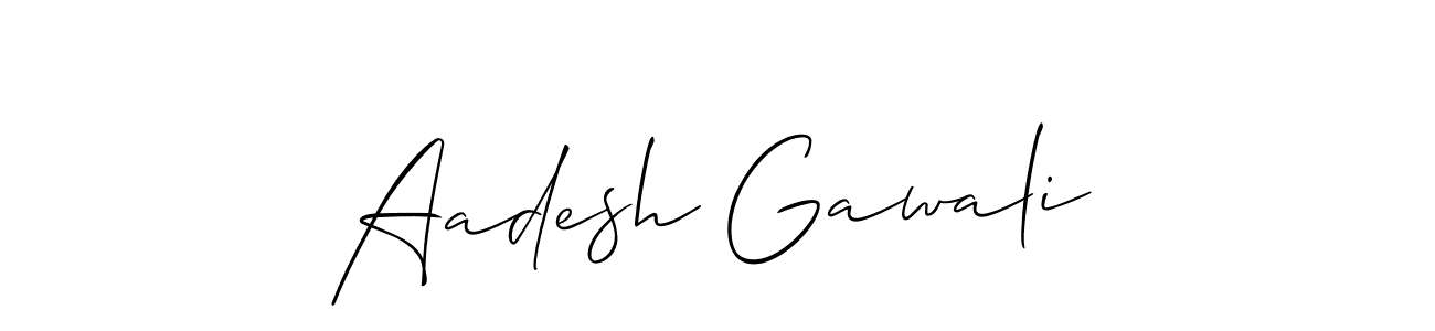 This is the best signature style for the Aadesh Gawali name. Also you like these signature font (Allison_Script). Mix name signature. Aadesh Gawali signature style 2 images and pictures png