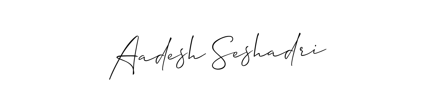 How to Draw Aadesh Seshadri signature style? Allison_Script is a latest design signature styles for name Aadesh Seshadri. Aadesh Seshadri signature style 2 images and pictures png