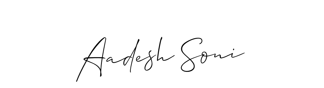 Once you've used our free online signature maker to create your best signature Allison_Script style, it's time to enjoy all of the benefits that Aadesh Soni name signing documents. Aadesh Soni signature style 2 images and pictures png