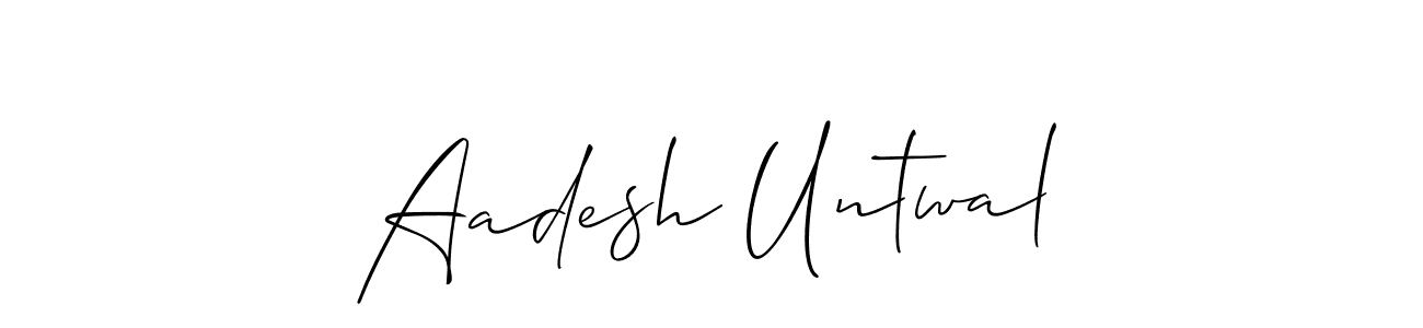 Make a beautiful signature design for name Aadesh Untwal. Use this online signature maker to create a handwritten signature for free. Aadesh Untwal signature style 2 images and pictures png