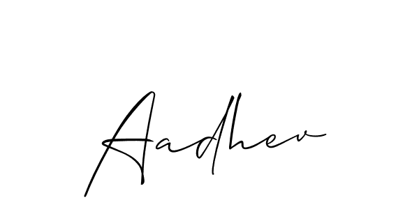 Once you've used our free online signature maker to create your best signature Allison_Script style, it's time to enjoy all of the benefits that Aadhev name signing documents. Aadhev signature style 2 images and pictures png