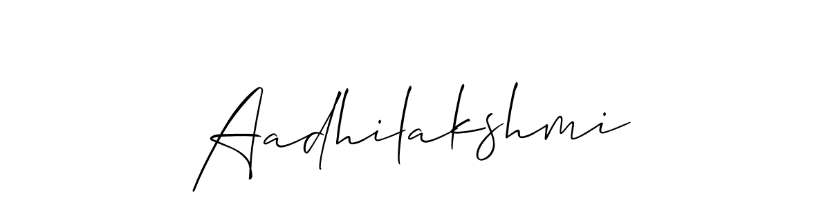 Make a beautiful signature design for name Aadhilakshmi. Use this online signature maker to create a handwritten signature for free. Aadhilakshmi signature style 2 images and pictures png