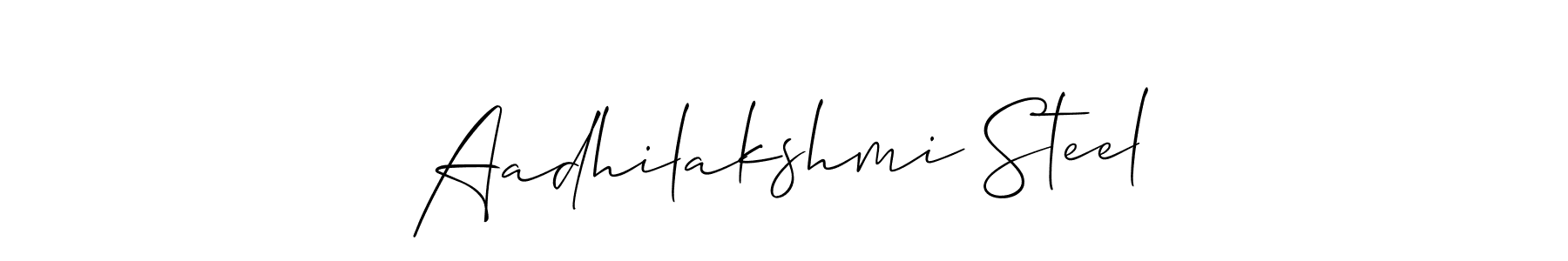 This is the best signature style for the Aadhilakshmi Steel name. Also you like these signature font (Allison_Script). Mix name signature. Aadhilakshmi Steel signature style 2 images and pictures png