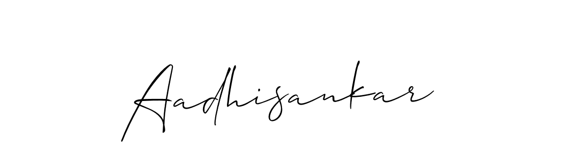 Also You can easily find your signature by using the search form. We will create Aadhisankar name handwritten signature images for you free of cost using Allison_Script sign style. Aadhisankar signature style 2 images and pictures png