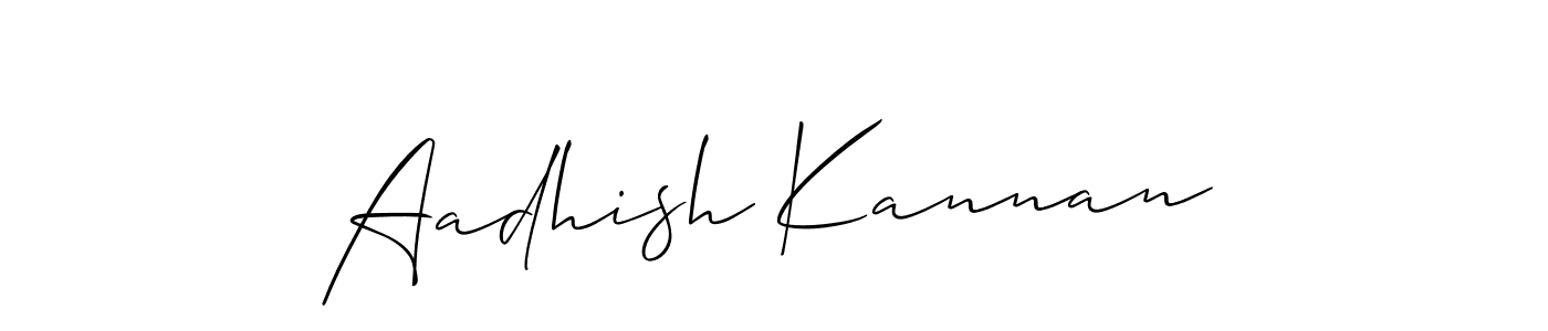 It looks lik you need a new signature style for name Aadhish Kannan. Design unique handwritten (Allison_Script) signature with our free signature maker in just a few clicks. Aadhish Kannan signature style 2 images and pictures png