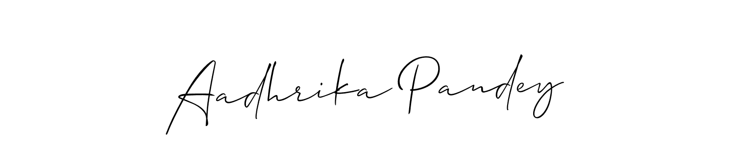 Best and Professional Signature Style for Aadhrika Pandey. Allison_Script Best Signature Style Collection. Aadhrika Pandey signature style 2 images and pictures png