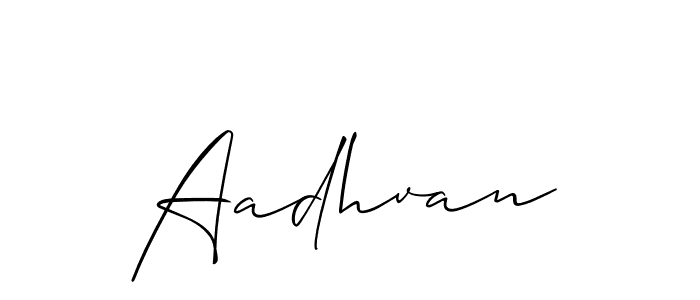 Also we have Aadhvan name is the best signature style. Create professional handwritten signature collection using Allison_Script autograph style. Aadhvan signature style 2 images and pictures png