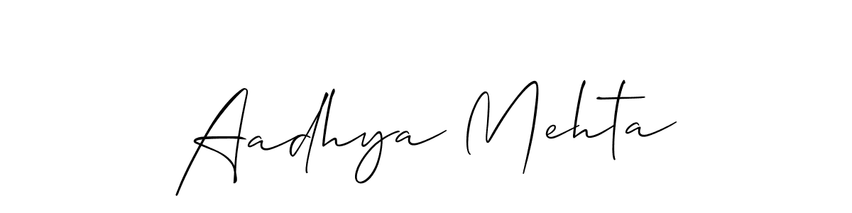 This is the best signature style for the Aadhya Mehta name. Also you like these signature font (Allison_Script). Mix name signature. Aadhya Mehta signature style 2 images and pictures png