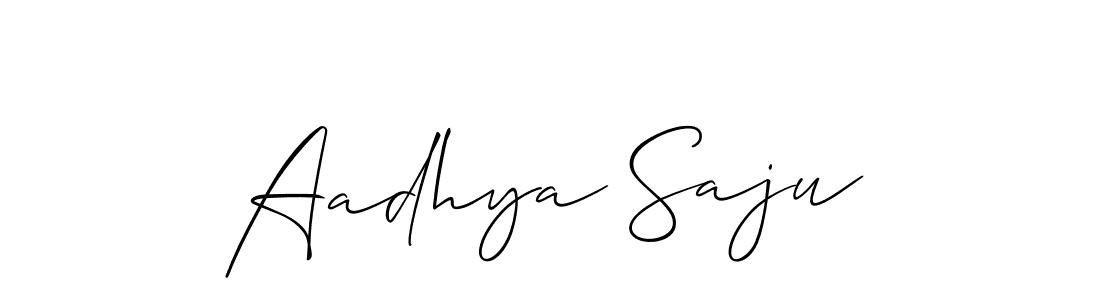 Best and Professional Signature Style for Aadhya Saju. Allison_Script Best Signature Style Collection. Aadhya Saju signature style 2 images and pictures png