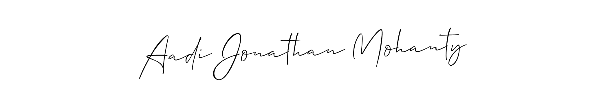 Check out images of Autograph of Aadi Jonathan Mohanty name. Actor Aadi Jonathan Mohanty Signature Style. Allison_Script is a professional sign style online. Aadi Jonathan Mohanty signature style 2 images and pictures png