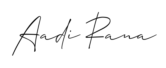 How to make Aadi Rana signature? Allison_Script is a professional autograph style. Create handwritten signature for Aadi Rana name. Aadi Rana signature style 2 images and pictures png