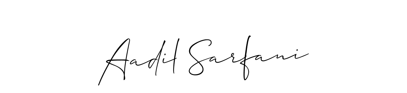 Best and Professional Signature Style for Aadil Sarfani. Allison_Script Best Signature Style Collection. Aadil Sarfani signature style 2 images and pictures png