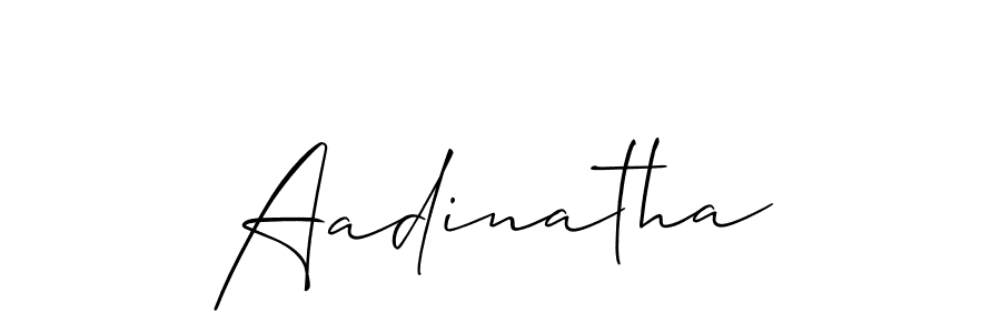 How to make Aadinatha name signature. Use Allison_Script style for creating short signs online. This is the latest handwritten sign. Aadinatha signature style 2 images and pictures png