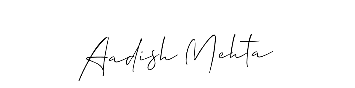 This is the best signature style for the Aadish Mehta name. Also you like these signature font (Allison_Script). Mix name signature. Aadish Mehta signature style 2 images and pictures png