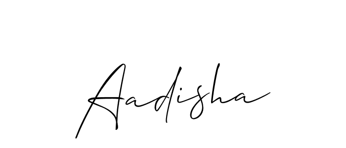 Also You can easily find your signature by using the search form. We will create Aadisha name handwritten signature images for you free of cost using Allison_Script sign style. Aadisha signature style 2 images and pictures png