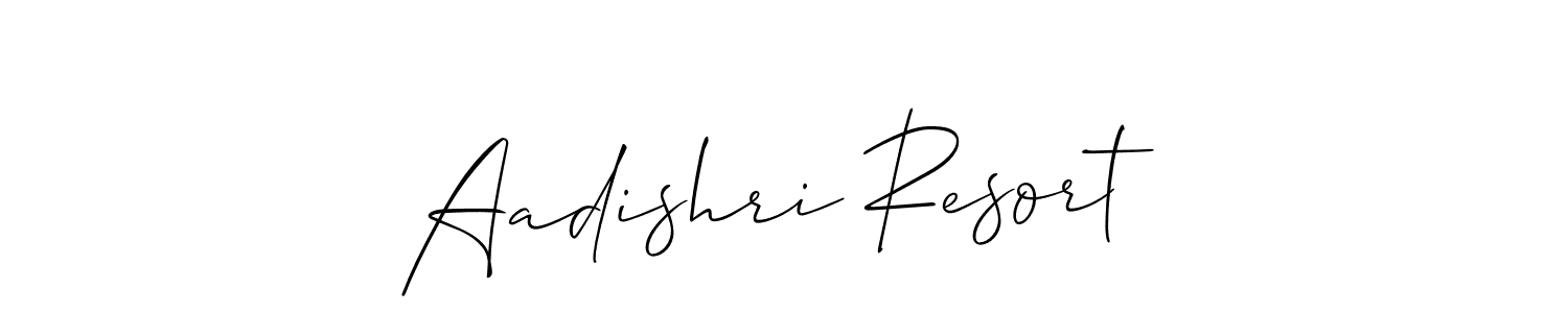 The best way (Allison_Script) to make a short signature is to pick only two or three words in your name. The name Aadishri Resort include a total of six letters. For converting this name. Aadishri Resort signature style 2 images and pictures png