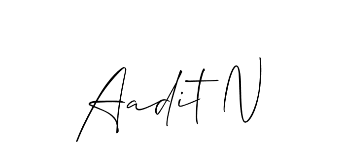 Once you've used our free online signature maker to create your best signature Allison_Script style, it's time to enjoy all of the benefits that Aadit N name signing documents. Aadit N signature style 2 images and pictures png