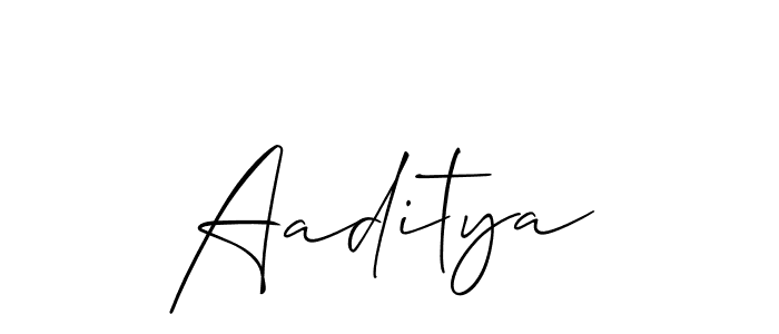 The best way (Allison_Script) to make a short signature is to pick only two or three words in your name. The name Aaditya include a total of six letters. For converting this name. Aaditya signature style 2 images and pictures png