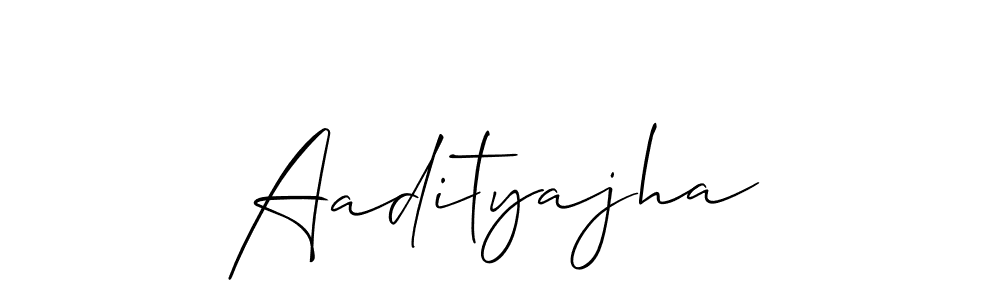 Aadityajha stylish signature style. Best Handwritten Sign (Allison_Script) for my name. Handwritten Signature Collection Ideas for my name Aadityajha. Aadityajha signature style 2 images and pictures png