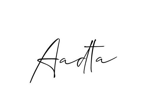 Once you've used our free online signature maker to create your best signature Allison_Script style, it's time to enjoy all of the benefits that Aadta name signing documents. Aadta signature style 2 images and pictures png