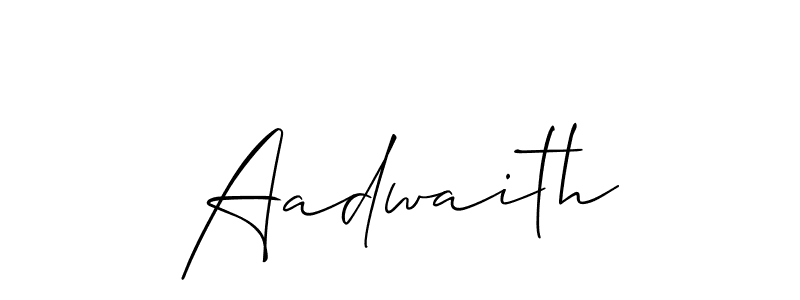 You should practise on your own different ways (Allison_Script) to write your name (Aadwaith) in signature. don't let someone else do it for you. Aadwaith signature style 2 images and pictures png