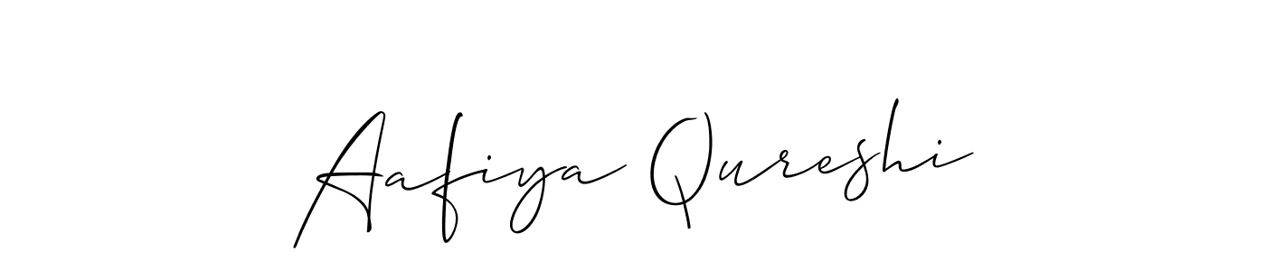 Similarly Allison_Script is the best handwritten signature design. Signature creator online .You can use it as an online autograph creator for name Aafiya Qureshi. Aafiya Qureshi signature style 2 images and pictures png