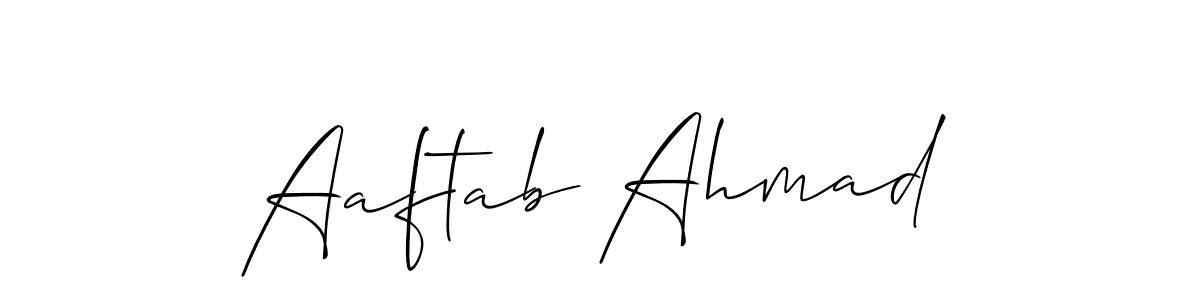 Once you've used our free online signature maker to create your best signature Allison_Script style, it's time to enjoy all of the benefits that Aaftab Ahmad name signing documents. Aaftab Ahmad signature style 2 images and pictures png