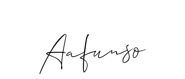 You should practise on your own different ways (Allison_Script) to write your name (Aafunso) in signature. don't let someone else do it for you. Aafunso signature style 2 images and pictures png