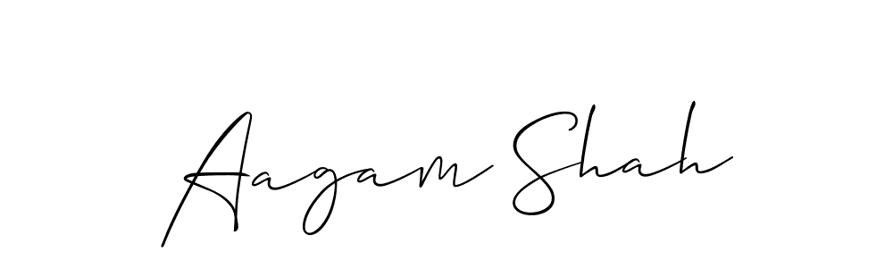 The best way (Allison_Script) to make a short signature is to pick only two or three words in your name. The name Aagam Shah include a total of six letters. For converting this name. Aagam Shah signature style 2 images and pictures png