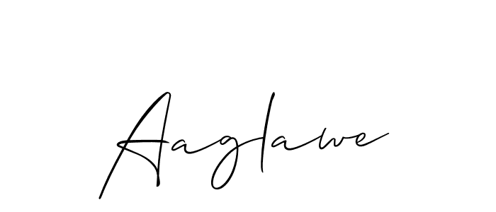 You should practise on your own different ways (Allison_Script) to write your name (Aaglawe) in signature. don't let someone else do it for you. Aaglawe signature style 2 images and pictures png