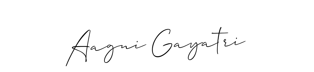 Check out images of Autograph of Aagni Gayatri name. Actor Aagni Gayatri Signature Style. Allison_Script is a professional sign style online. Aagni Gayatri signature style 2 images and pictures png