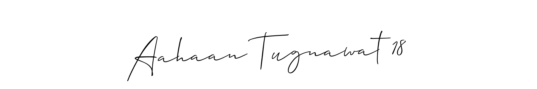 Once you've used our free online signature maker to create your best signature Allison_Script style, it's time to enjoy all of the benefits that Aahaan Tugnawat 18 name signing documents. Aahaan Tugnawat 18 signature style 2 images and pictures png