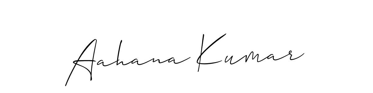 Similarly Allison_Script is the best handwritten signature design. Signature creator online .You can use it as an online autograph creator for name Aahana Kumar. Aahana Kumar signature style 2 images and pictures png