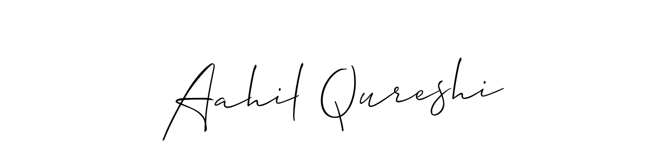 Similarly Allison_Script is the best handwritten signature design. Signature creator online .You can use it as an online autograph creator for name Aahil Qureshi. Aahil Qureshi signature style 2 images and pictures png