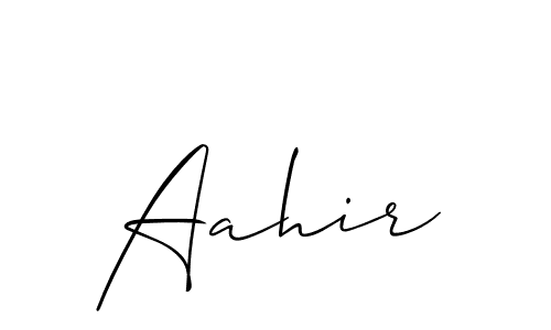 Aahir stylish signature style. Best Handwritten Sign (Allison_Script) for my name. Handwritten Signature Collection Ideas for my name Aahir. Aahir signature style 2 images and pictures png