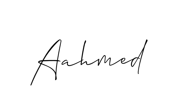 if you are searching for the best signature style for your name Aahmed. so please give up your signature search. here we have designed multiple signature styles  using Allison_Script. Aahmed signature style 2 images and pictures png