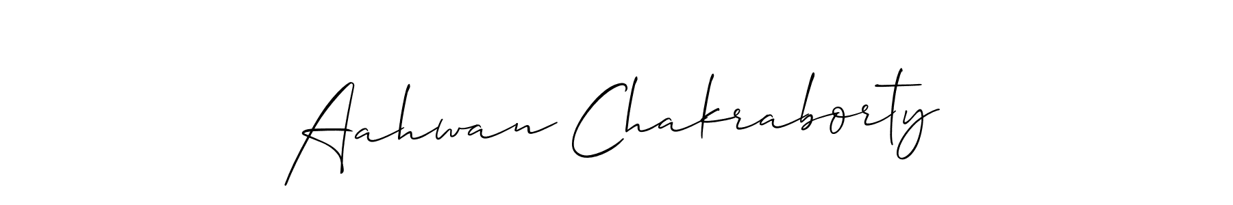 Also You can easily find your signature by using the search form. We will create Aahwan Chakraborty name handwritten signature images for you free of cost using Allison_Script sign style. Aahwan Chakraborty signature style 2 images and pictures png