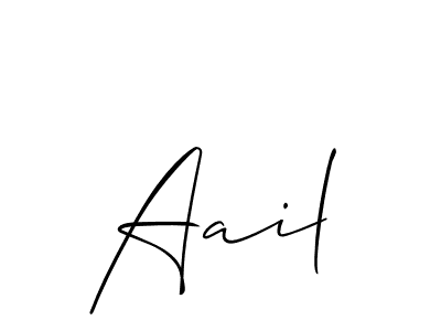 Once you've used our free online signature maker to create your best signature Allison_Script style, it's time to enjoy all of the benefits that Aail name signing documents. Aail signature style 2 images and pictures png