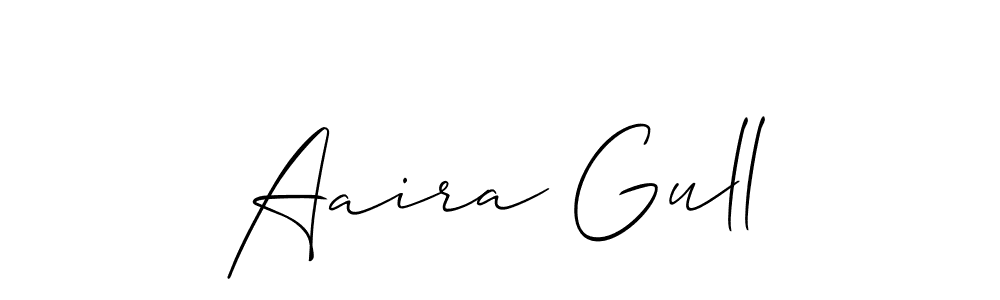 Make a beautiful signature design for name Aaira Gull. Use this online signature maker to create a handwritten signature for free. Aaira Gull signature style 2 images and pictures png