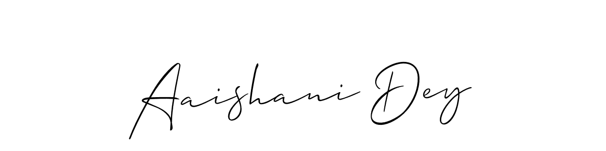 This is the best signature style for the Aaishani Dey name. Also you like these signature font (Allison_Script). Mix name signature. Aaishani Dey signature style 2 images and pictures png