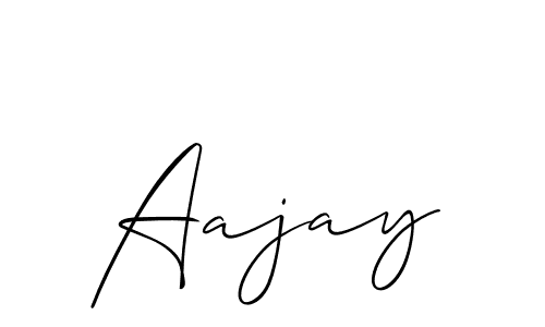 Best and Professional Signature Style for Aajay. Allison_Script Best Signature Style Collection. Aajay signature style 2 images and pictures png