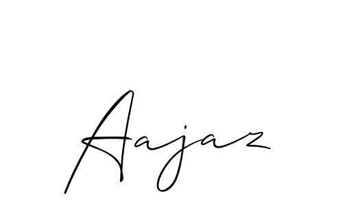 Also You can easily find your signature by using the search form. We will create Aajaz name handwritten signature images for you free of cost using Allison_Script sign style. Aajaz signature style 2 images and pictures png