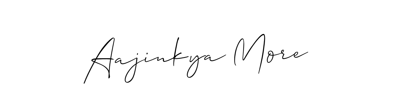 You can use this online signature creator to create a handwritten signature for the name Aajinkya More. This is the best online autograph maker. Aajinkya More signature style 2 images and pictures png