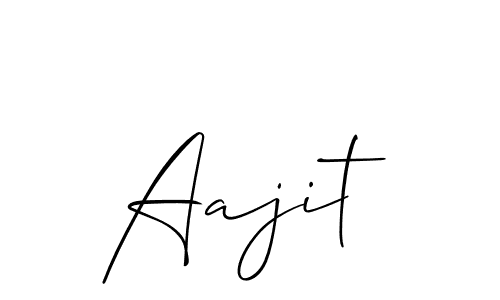 Create a beautiful signature design for name Aajit. With this signature (Allison_Script) fonts, you can make a handwritten signature for free. Aajit signature style 2 images and pictures png