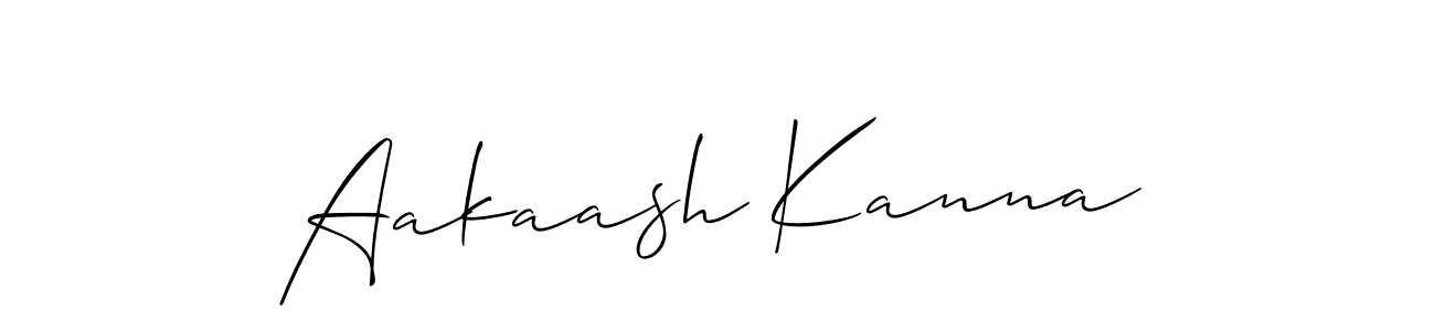Make a beautiful signature design for name Aakaash Kanna. Use this online signature maker to create a handwritten signature for free. Aakaash Kanna signature style 2 images and pictures png