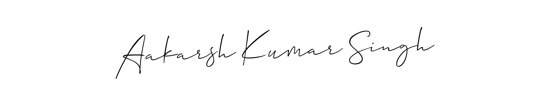 Create a beautiful signature design for name Aakarsh Kumar Singh. With this signature (Allison_Script) fonts, you can make a handwritten signature for free. Aakarsh Kumar Singh signature style 2 images and pictures png