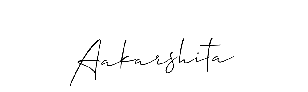 How to make Aakarshita name signature. Use Allison_Script style for creating short signs online. This is the latest handwritten sign. Aakarshita signature style 2 images and pictures png