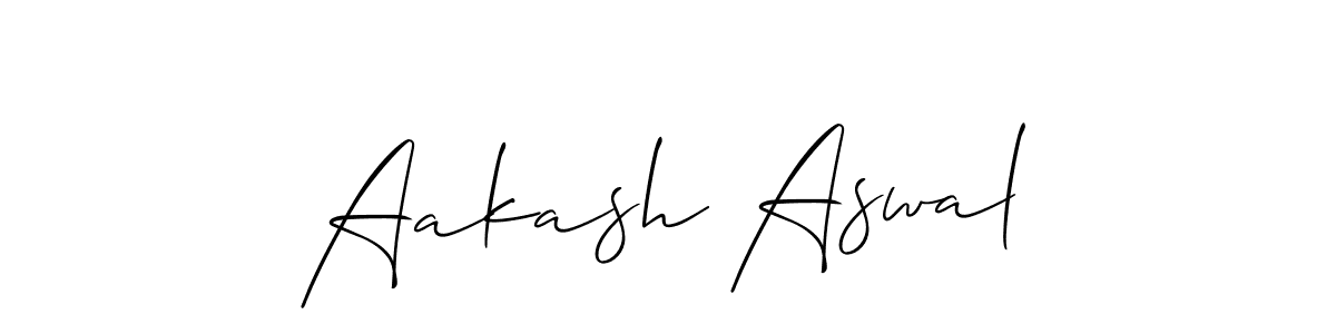 if you are searching for the best signature style for your name Aakash Aswal. so please give up your signature search. here we have designed multiple signature styles  using Allison_Script. Aakash Aswal signature style 2 images and pictures png